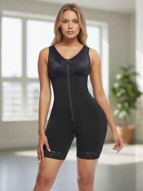 Postpartum Recovery Post-Surgery Compression Tummy Control Full Bodysuit Fajas